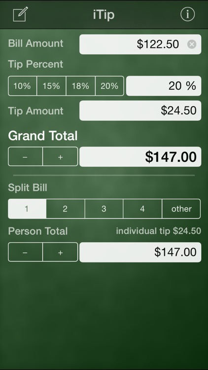 iTip Calculator by PalaSoftware