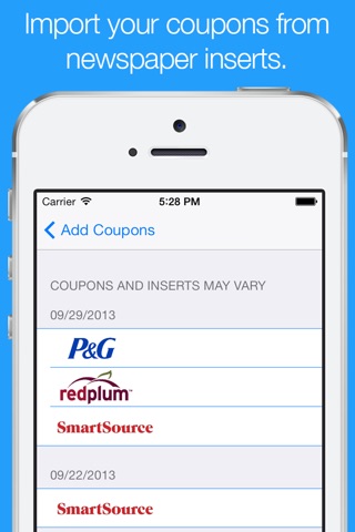 Track My Coupons - Scanner and Organizer screenshot 2