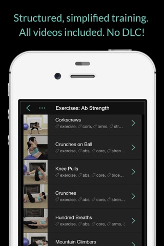Abs, Core & Flat Belly: Women's Home Workout Series screenshot 4