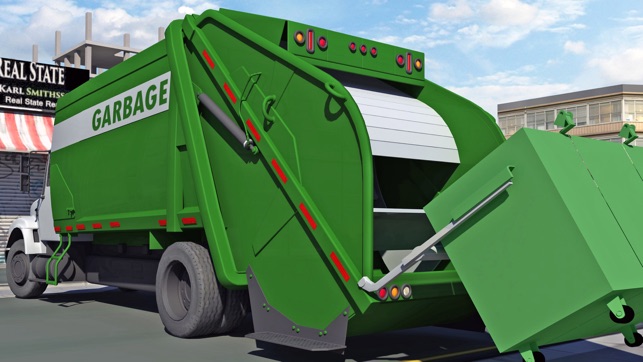 City Garbage truck Driver 3d simulator(圖1)-速報App