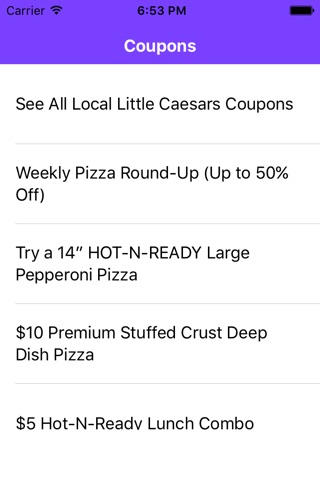 Coupons for Little Caesars App screenshot 2