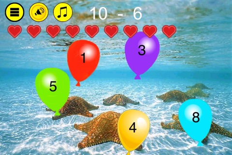 Add & Subtract Balloon Pop screenshot 3