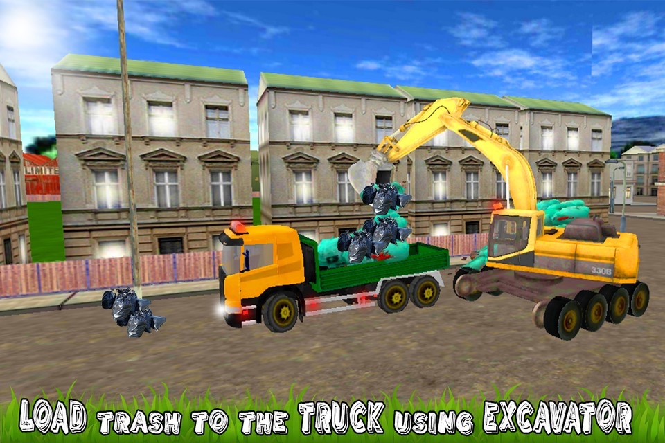 City Excavator Garbage Truck screenshot 2