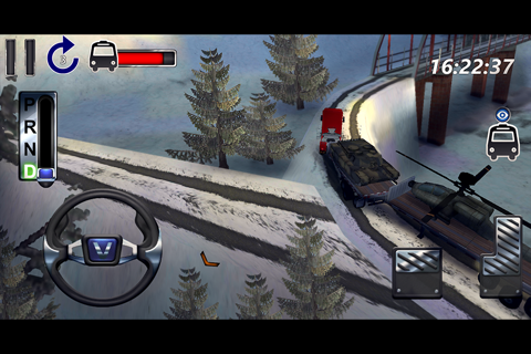 Transport Truck Up Hill Climb screenshot 2