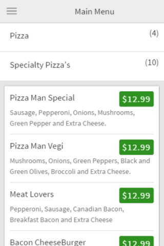 Pizza Man Ordering screenshot 3