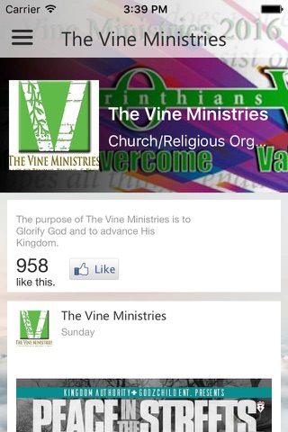 The Vine Ministries screenshot 2