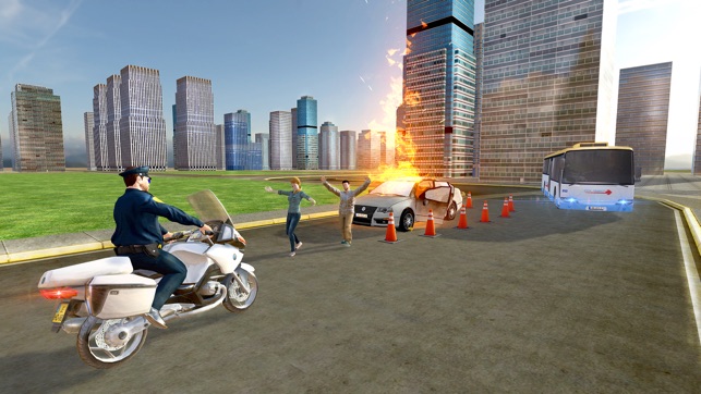 Flying Police Bike Rider 2016 - Ride & Fly Motorcyle in the (圖4)-速報App