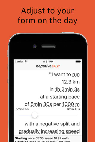 Negative Split: Smart Race Pace Planning screenshot 2