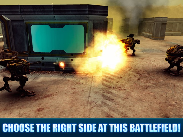 Battle MechWars PvP, game for IOS
