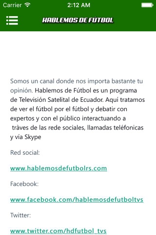 Hablemos de Futbol TVS screenshot 3