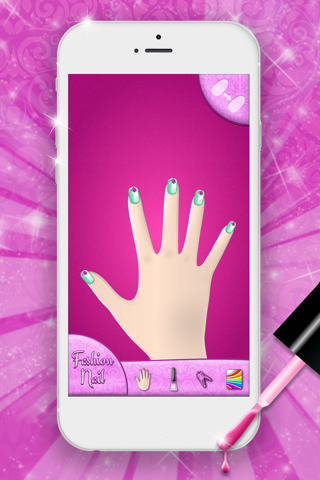 Fashion Nail Art Designs Game screenshot 2