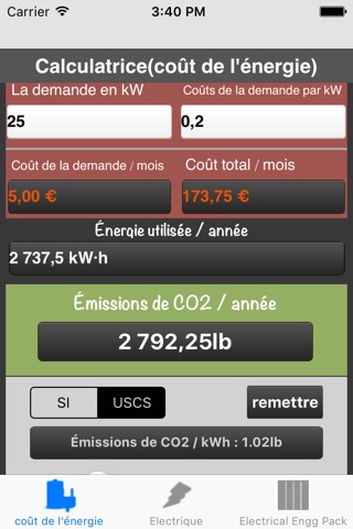 Energy Cost Calculator screenshot 4