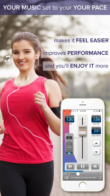 Tempo Magic - Change Pace of your Music for Group X, Running, Cycling, and Fitness
