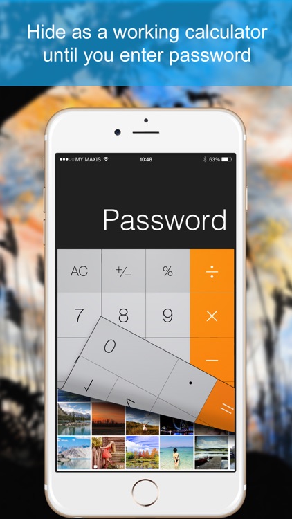 Secret Calculator Pro - Password lock photos album safe & private photo vault