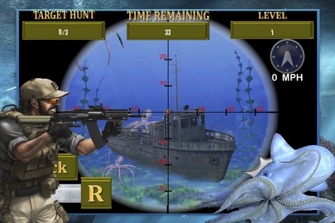 Dangerous  Sea Monster Hunter Pro : Hunt Giant Octopus screenshot 3