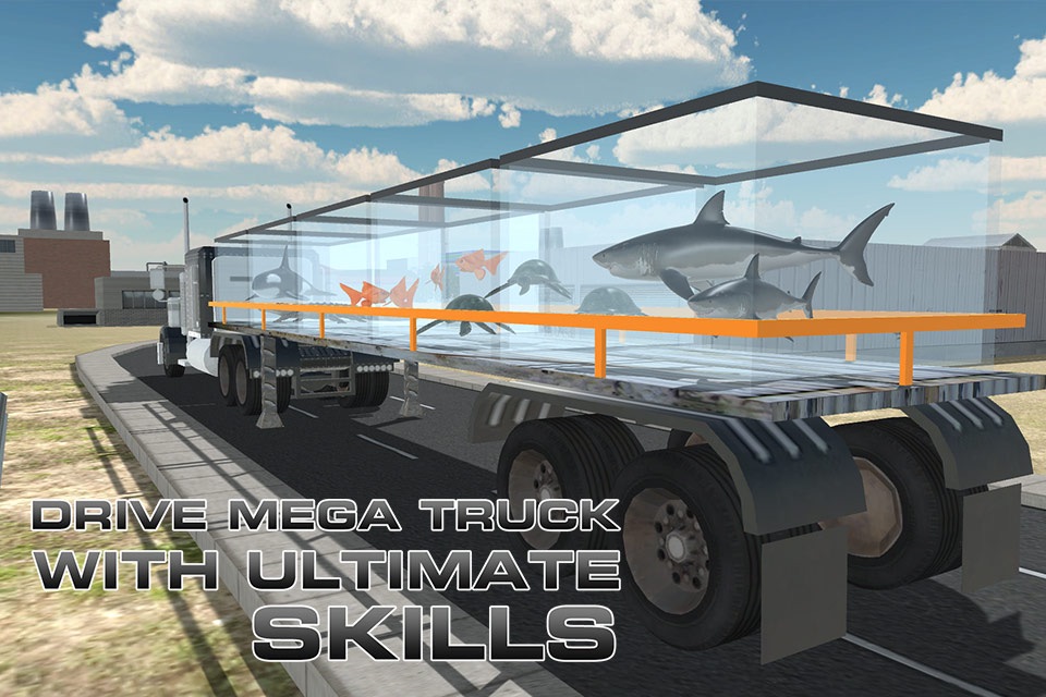 3D Transporter Truck Sea Animal – Ultimate driving & parking simulator game screenshot 4