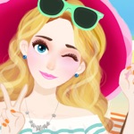 时尚女生美容化妆换装：夏季进行时！