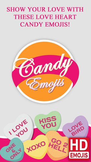 Candy Emojis - Love Hearts Edition(圖1)-速報App