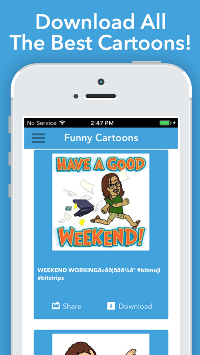 How to cancel & delete Funny Cartoon Strips and Photos Free - Download The Best Bit Comics from iphone & ipad 1