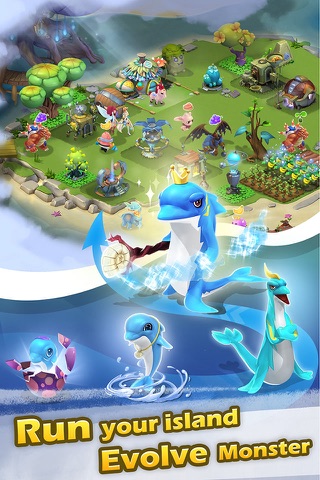 Dragon Feud : Family city simulation and Pet battle card evolution games screenshot 2