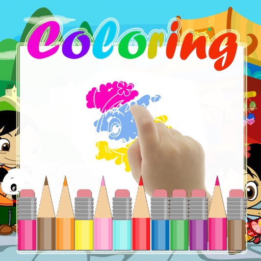 Download Coloring Book Game For Kids Ni Hao Kai Lan Edition By Nuntapol Phamornmarnop