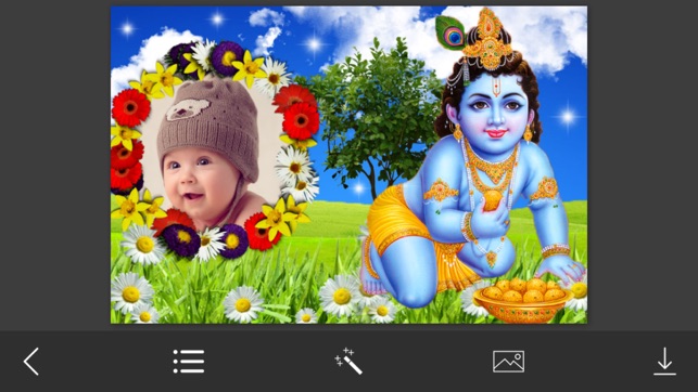 Radhe Krishna Photo Frames - Instant Frame Maker & Photo Edi(圖4)-速報App