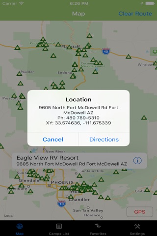 Arizona – Camping & RV spots screenshot 4