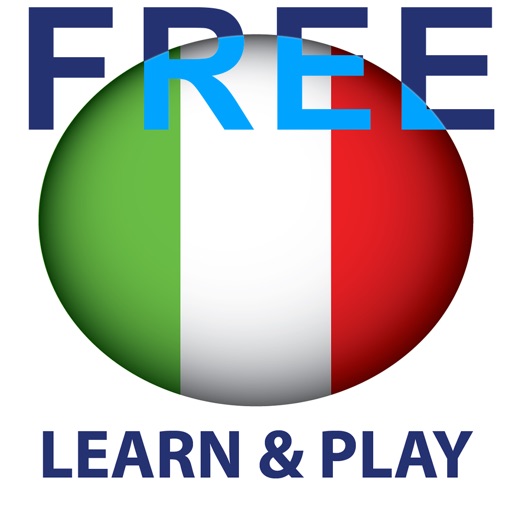 Learn and play Italian free - Educational game. Words from different topics in pictures with pronunciation. Icon