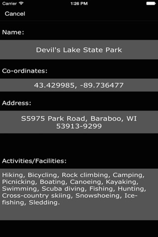 Wisconsin State Parks & Areas screenshot 3