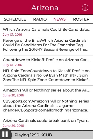 Arizona Football Radio & Live Scores screenshot 3