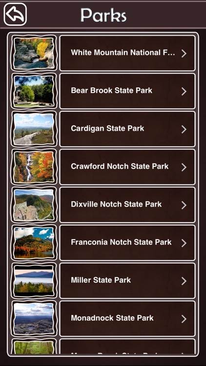 New Hampshire Parks State & National Parks