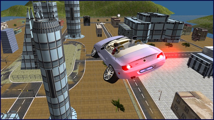 Flying Car Simulator - Futuristic Driving Stunts - Airplane Flight Pilot