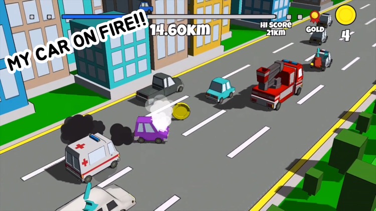 Crazy Road : Trouble Racer screenshot-4