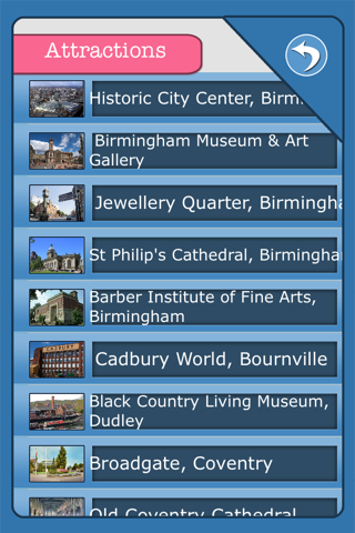 Birmingham Offline City Travel Guide screenshot 3