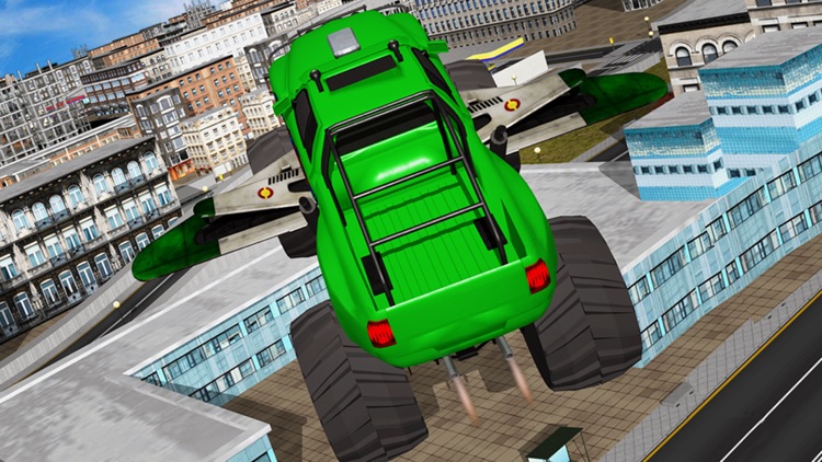 Flying Transformer Monster Truck Action Stunt