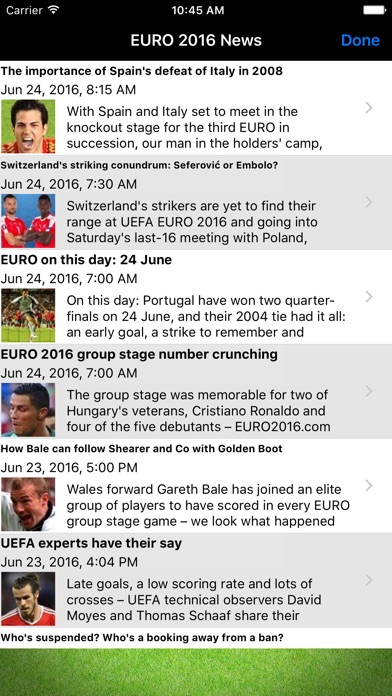 ヨーロッパのサッカー：すべてのニュース、チ... screenshot1