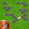 Lock The Pig By Arranging The Stones