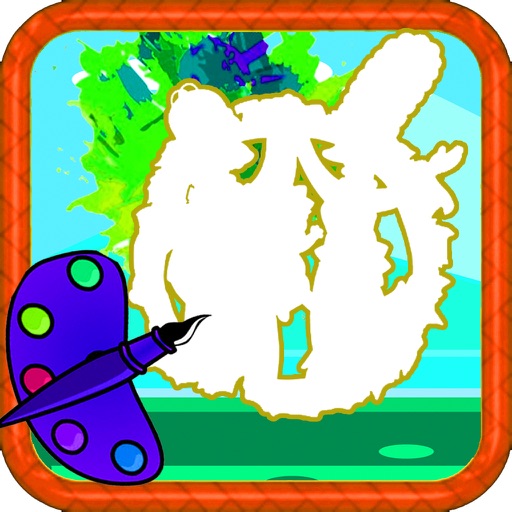 Coloring Game For Kids Homer Simpson Cartoon Edition iOS App