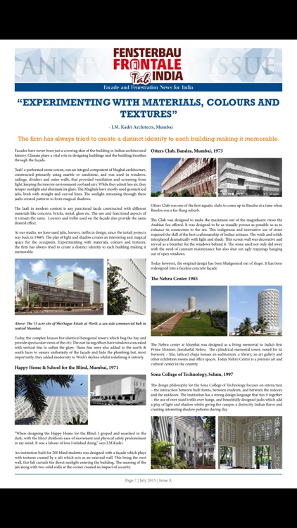 FENSTERBAU FRONTALE INDIA TAB