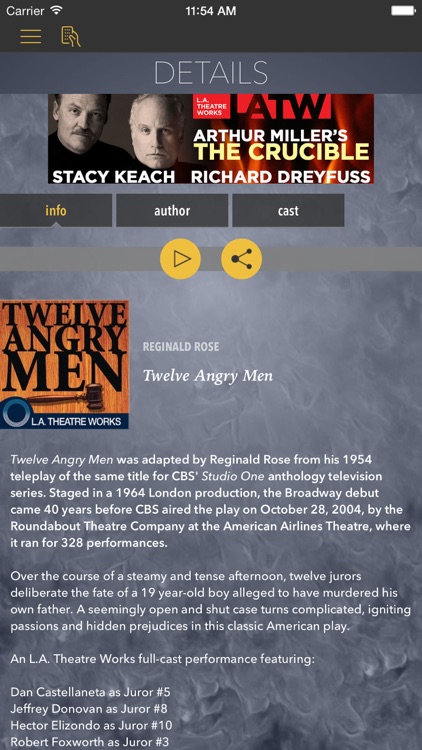 Twelve Angry Men (by Reginald Rose)