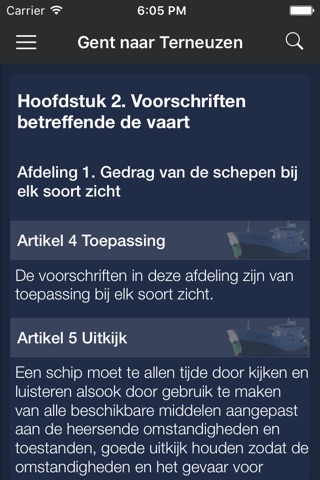 Scheepvaartreglement Gent Terneuzen - Zeeweer screenshot 2