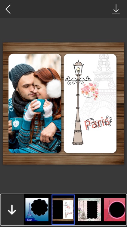 Paris Photo Frame - Romantic Picture Frames & Photo Editor