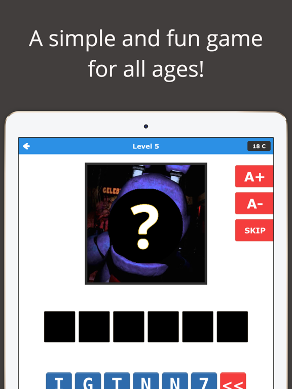 Freddy's Guess Quiz для iPad