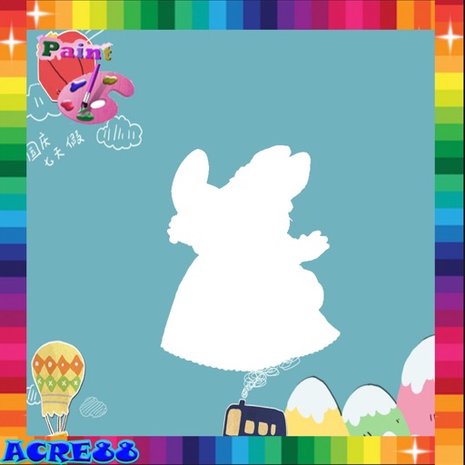 Color Page Game Max And Ruby Autism Edition Icon