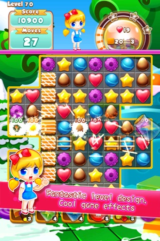 Candy Heroes Land- Jelly of Cookie Soda( Match 3 Games) screenshot 2