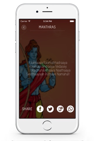 Lord Rama : Mantras, Stories, Songs, Wallpapers, Krishna Temples screenshot 3