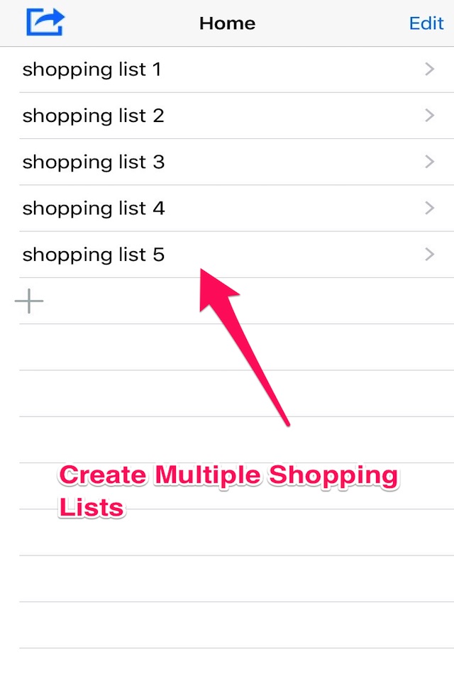 Shareable Grocery List - Supermarket Shoppinglist screenshot 3