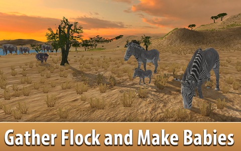 Zebra Simulator 3D - African Horse Survival screenshot 3