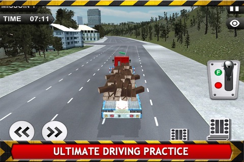 Transport Truck Driver Simulator 3D screenshot 4