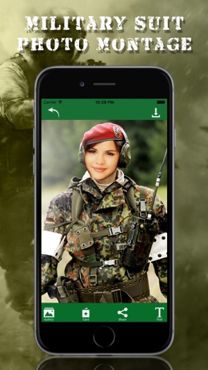 Military Suit Photo Montage Deluxe